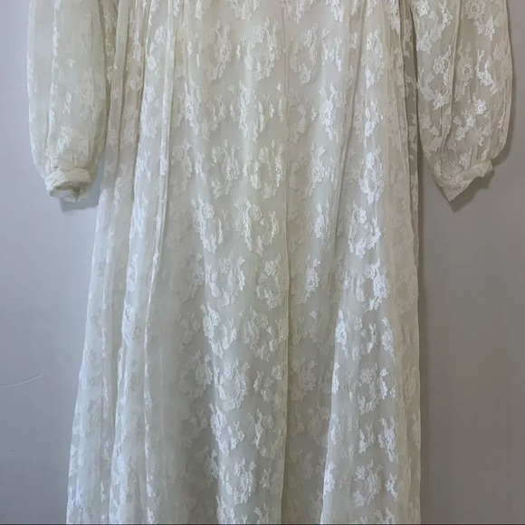 Vintage‎ Bridallure Prairie Lace Wedding Dress 70’s - Picture 7 of 15